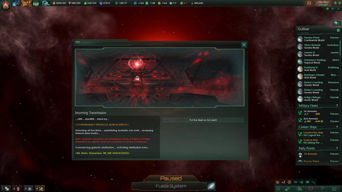 Stellaris Synthetic Dawn Story Pack